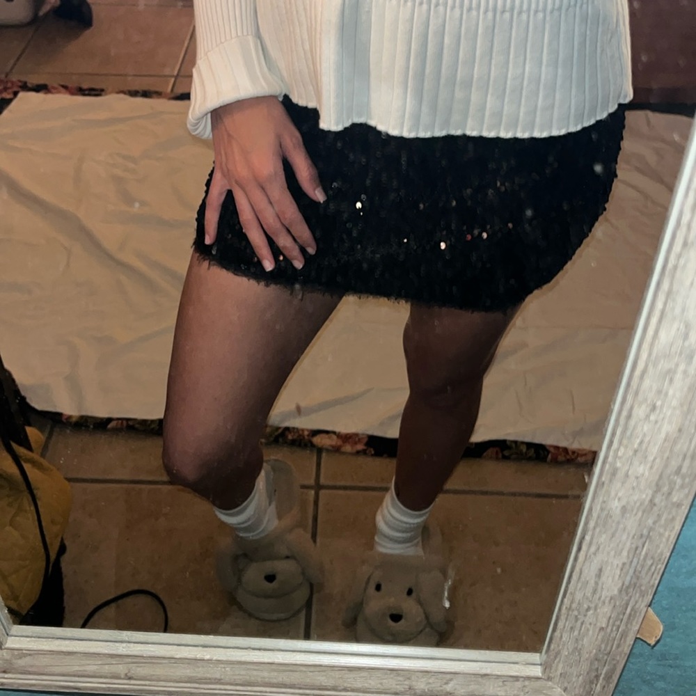 Zadig & Voltaire sequins mini skirt